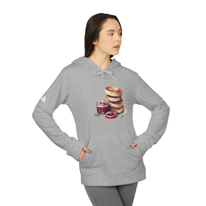 adidas Unisex Fleece Hoodie - British Royal Feast - Opulent Dining Fit for Royalty