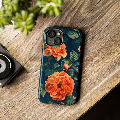 Floral Phone Case, Tough Cases for Nature Lovers, Botanical Design, Phone Protection, Gift for Her, Trending Floral Accessories