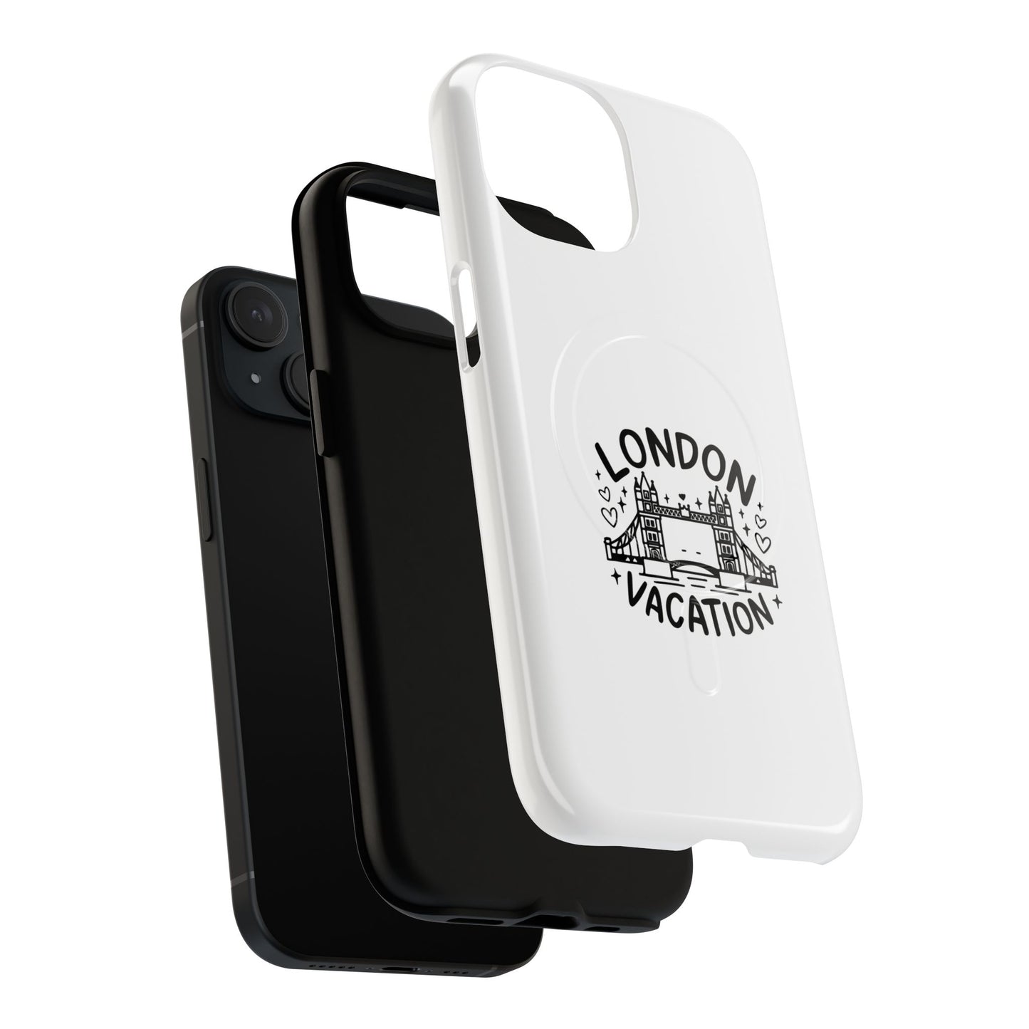 London Vacation Magnetic Case, Unique Phone Cover for Travelers, London Souvenir, Gift for Tourists, Stylish Phone Accessory