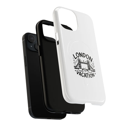 London Vacation Magnetic Case, Unique Phone Cover for Travelers, London Souvenir, Gift for Tourists, Stylish Phone Accessory