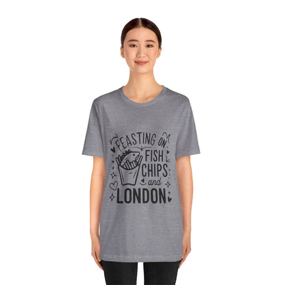 Unisex Jersey Short Sleeve Tee - Fsih Chips and London