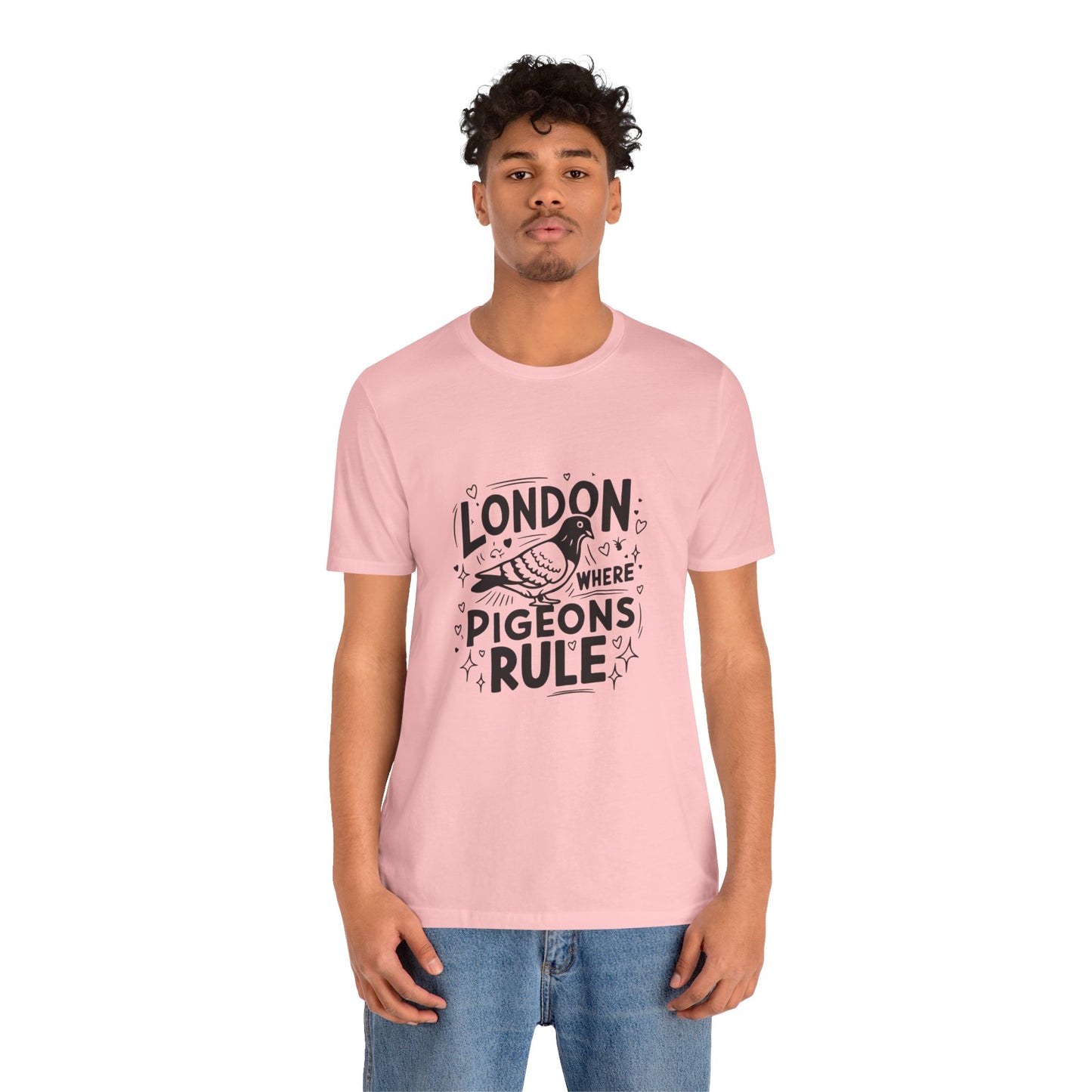 Unisex Jersey Short Sleeve Tee - London Where Pigeons Rule