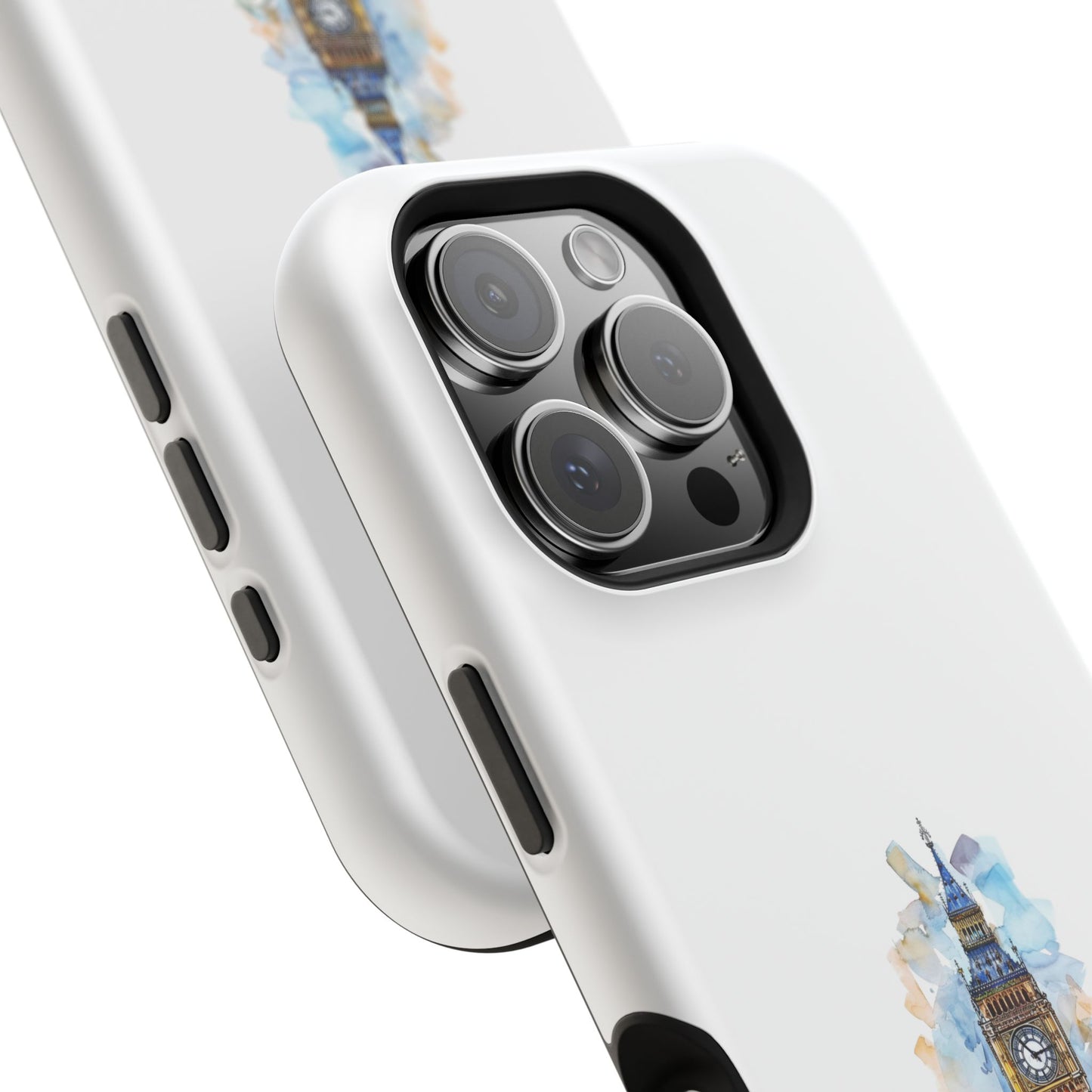 Artistic Magnetic Phone Cases with Iconic Designs, Unique Cell Phone Cover, London Tower Case, Gift for Travelers, Customizable Art Cases