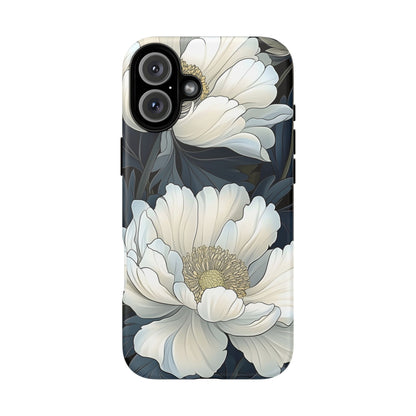 Elegant Floral Phone Case, Floral iPhone Cover, Flower Art Phone Case, Eco-Friendly Mobile Protection, Tough & Stylish Phone Case