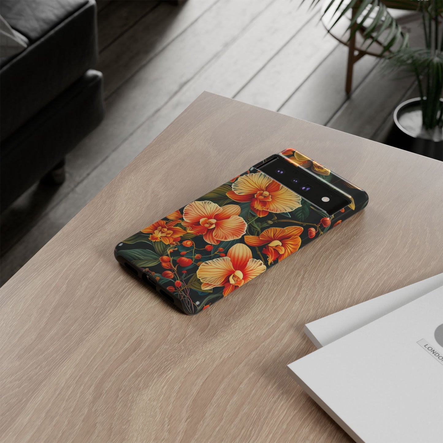 Floral Phone Case - Tough Cases, Protective Cover, Gift for Her, Smartphone Accessory, Floral Design, Nature-Inspired