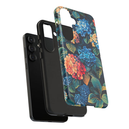 Floral Phone Case, Stylish Tough Case for Gardener Gift, Flower Lover Accessory, Pretty Floral Design, Protective Case