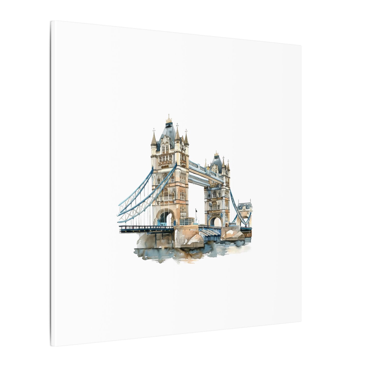 London Bridge Matte Canvas Wall Art, Elegant Home Decor, Unique Gift for Art Lovers, Travel Enthusiast Wall Decor, Modern Aesthetic
