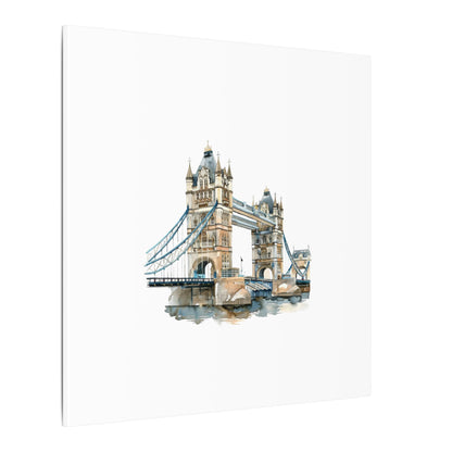 London Bridge Matte Canvas Wall Art, Elegant Home Decor, Unique Gift for Art Lovers, Travel Enthusiast Wall Decor, Modern Aesthetic