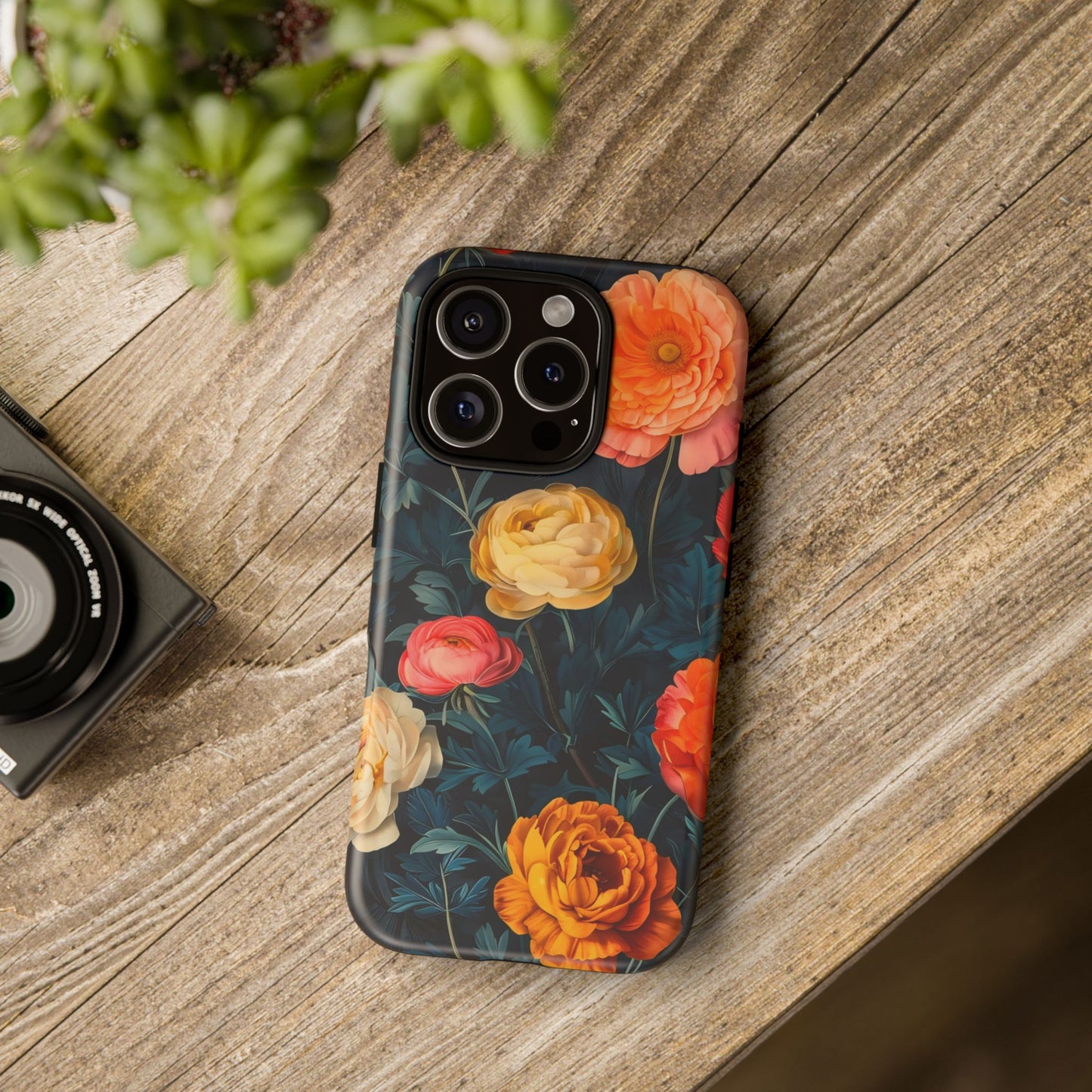 Floral Phone Case - Tough Cases, Stylish Protection, Gift for Flower Lovers, Customizable Cover, Floral Design Mobile Accessory