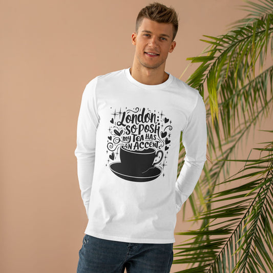 Men’s Base Longsleeve Tee - London's Nostalgic Tea