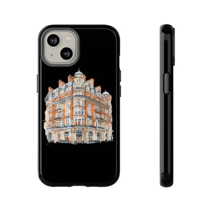 Cityscape Phone Case, Tough Phone Cover, Urban Art Case, Vintage Architecture Design, Gift for Travelers, Stylish Phone Accessory