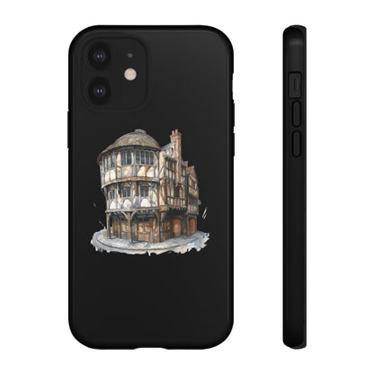Stylish Phone Case featuring Unique Building Design, Art Lover Gift, Durable Phone Cover, Trendy Gadget Accessory, Unique Gift for Her