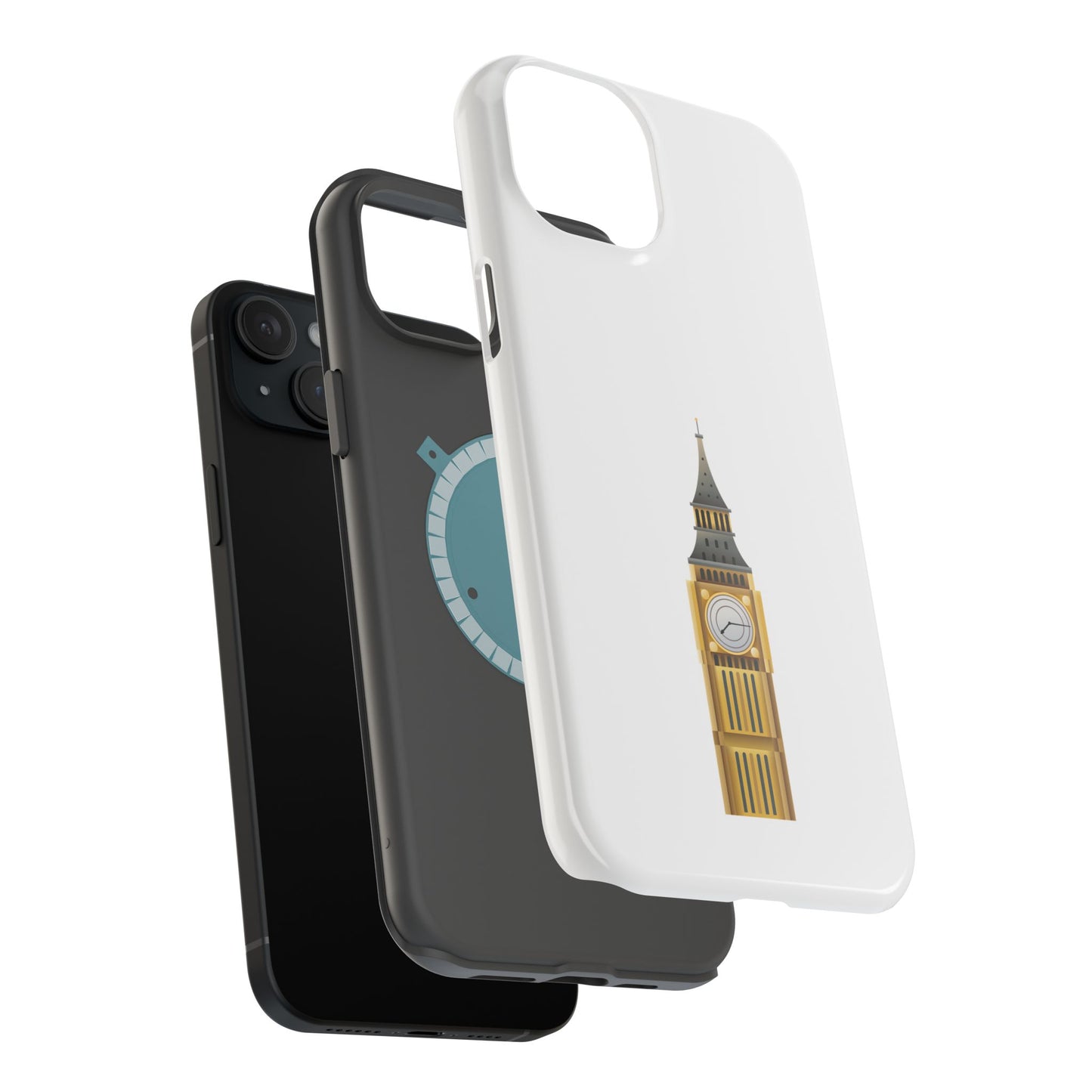 Big Ben Magnetic Phone Case, Unique Phone Cover, London-Themed Gift, Trendy Cell Case, Custom iPhone Accessory