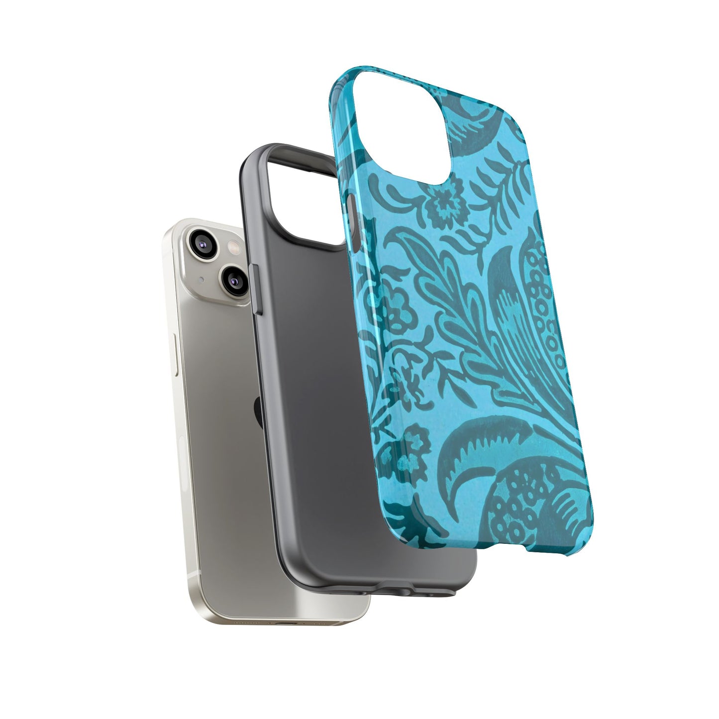 Tough Cases Floral Phone Case, Boho Chic Cover for Smartphones, Unique Gift for Her, Trendy Tech Accessory, Perfect for Personalization