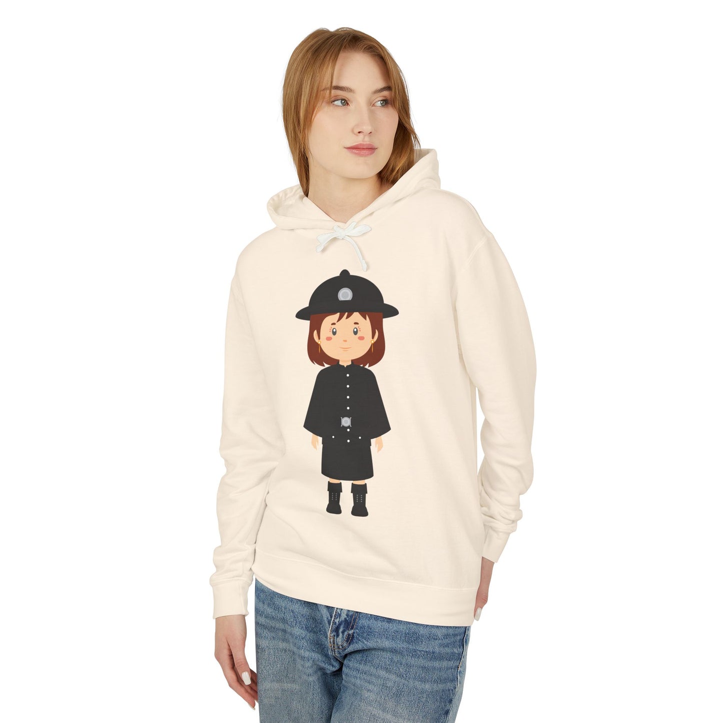 Unisex Lightweight Hooded Sweatshirt - Guarding Tradition - The British Redcoat