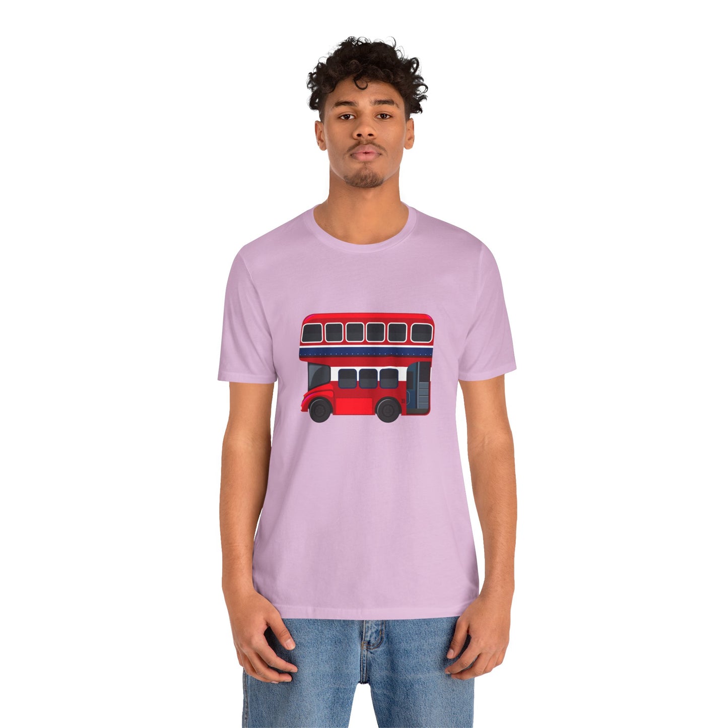 Unisex Jersey Short Sleeve Tee - Vintage English Bus: London Transport