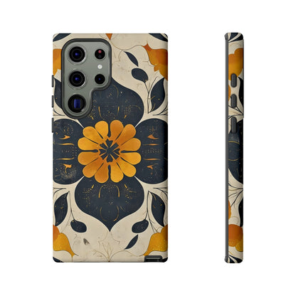 Floral Phone Case - Tough Cases, Botanical iPhone Cover, Vintage Flower Design, Durable Smartphone Protection, Unique Gift Idea