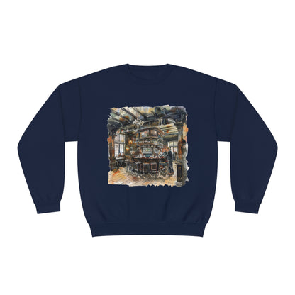 Unisex NuBlend® Crewneck Sweatshirt - Cozy British Pub
