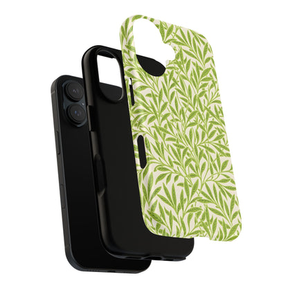Green Leaf iPhone Case, Tough Cases, Botanical Phone Protection, Eco-Friendly Cover, Nature Lover Gift, Trendy Cell Phone Accessory