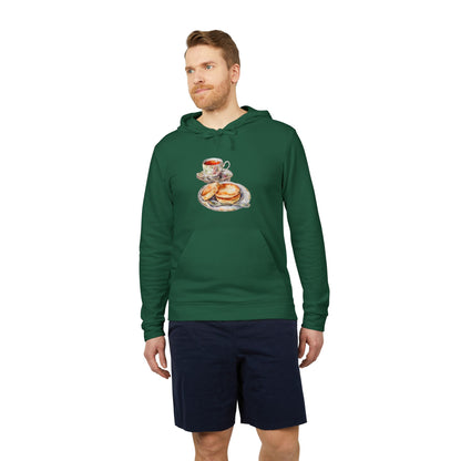 adidas Unisex Fleece Hoodie - British Royal Breakfast