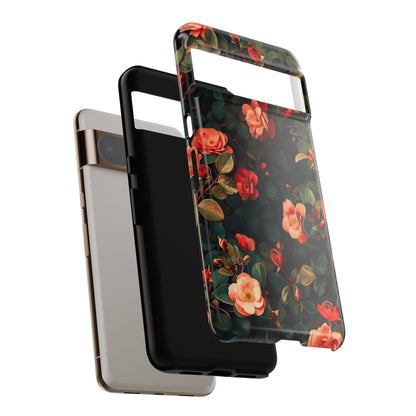 Floral Phone Case - Elegant Floral Design, Tough Protective Case, Perfect Gift for Her, Trendy Phone Accessories, Mother’s Day, Birthday