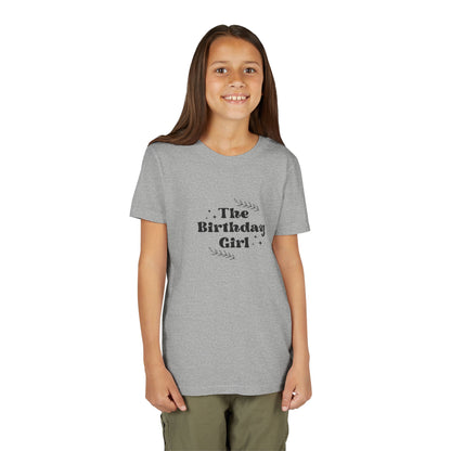 Youth Short Sleeve Tee - The Birthday Girl - Fun Celebration T-Shirt for Kids