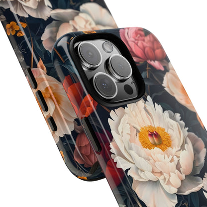 Floral Phone Case, Tough Phone Cover, Flower Design, Unique Gift for Her, Trendy Accessory, Spring Decor