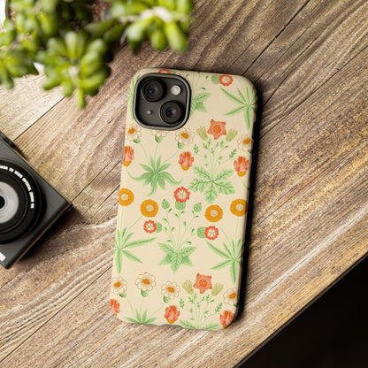 Floral Tough Cases | Stylish Phone Cover, Durable Protective Case, Gift for Her, Spring Accessories, Nature Lover