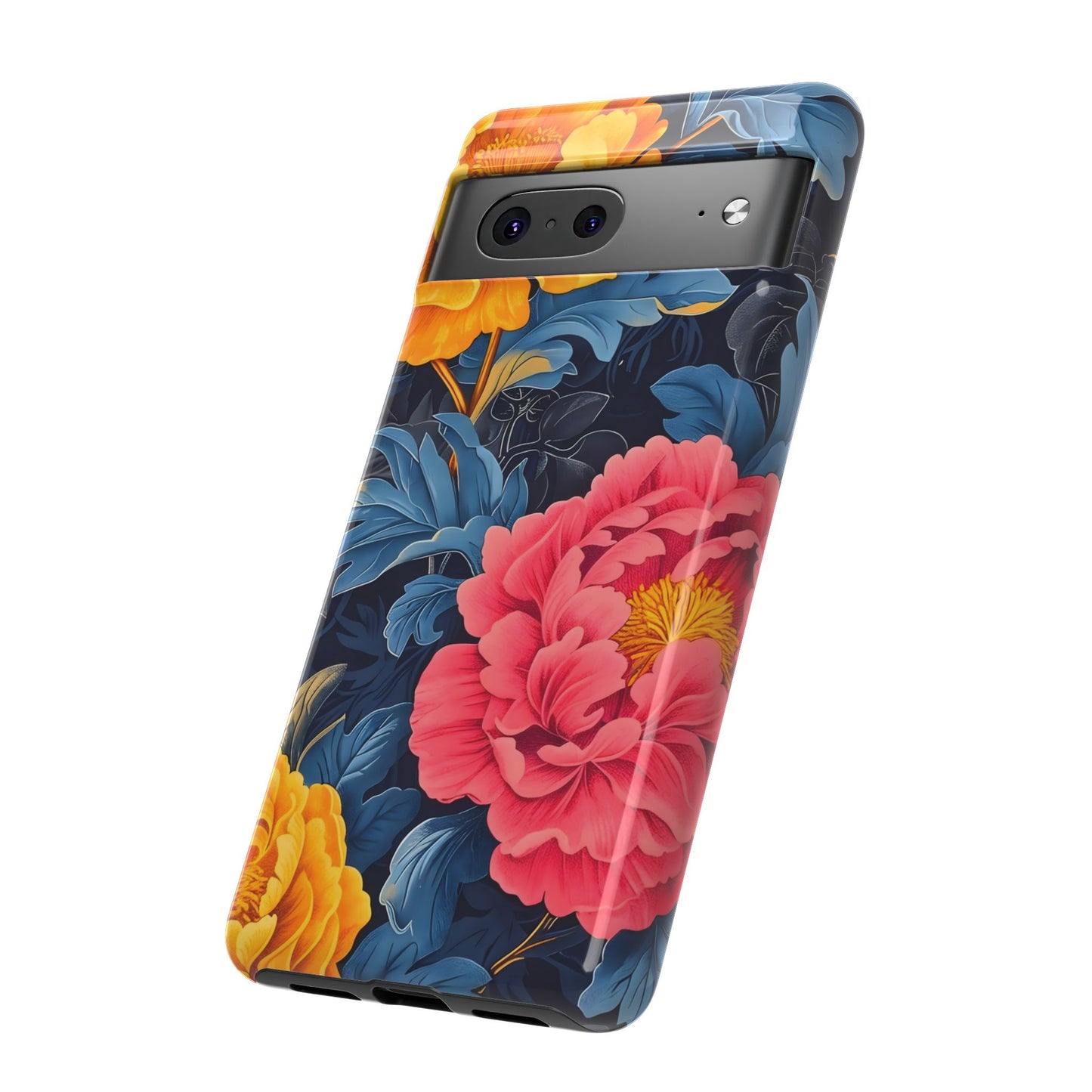 Floral Phone Case, Tough Cases, Stylish Mobile Cover, Gifts for Her, Phone Accessories, Unique Flower Design