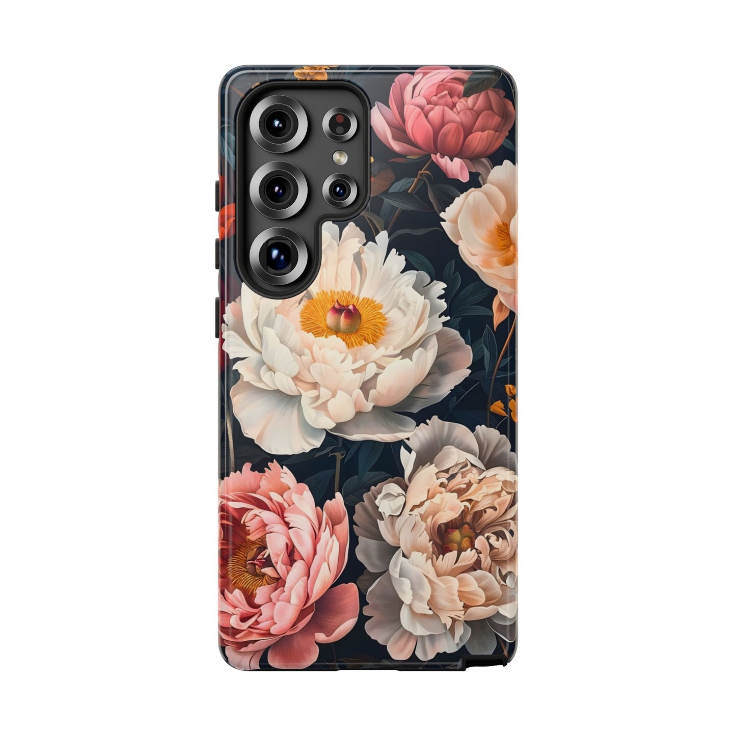 Floral Phone Case, Tough Phone Cover, Flower Design, Unique Gift for Her, Trendy Accessory, Spring Decor