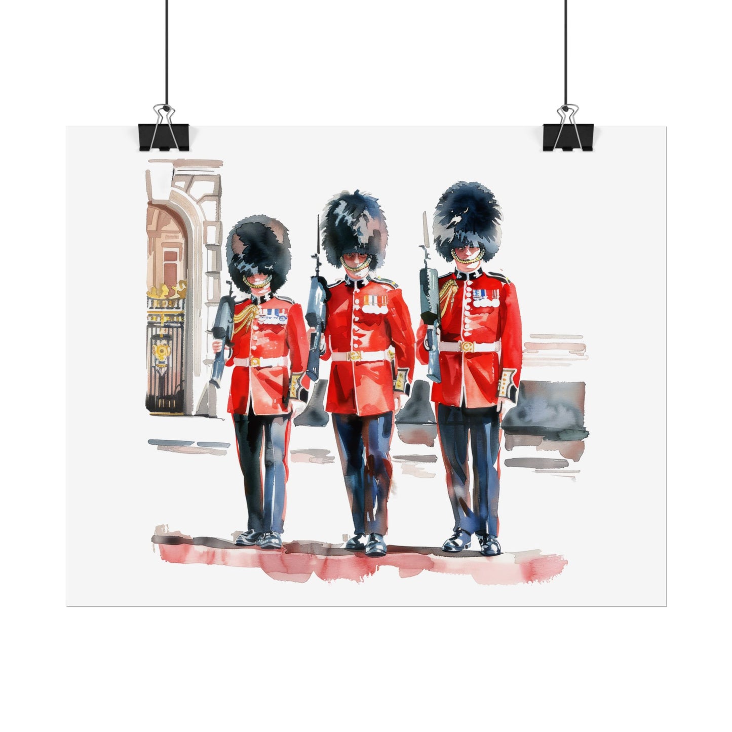 London Guard Roll-Up Posters, British Soldier Art Prints, Home Decor, Travel Gifts, Wall Art for Various Occasions