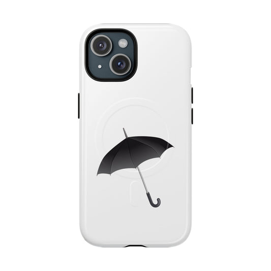 Stylish Magnetic Phone Case with Umbrella Design, Gift for Tech Lovers, Phone Accessory, Modern Design, Unique Cell Phone Cover