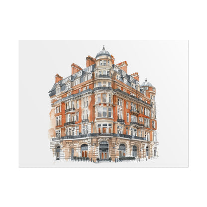 Elegant Architectural Rolled Posters, Art Prints for Home Decor, Gift for Housewarming, Wall Art for Living Room, Unique Art Decor