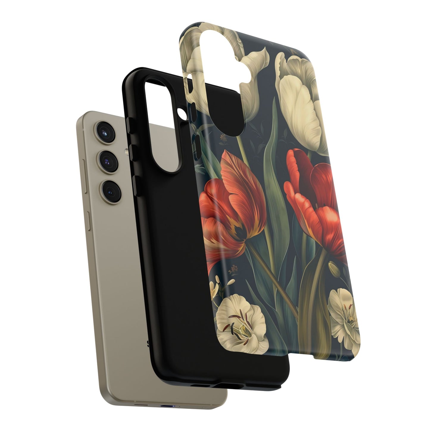 White Flower Tough Cases