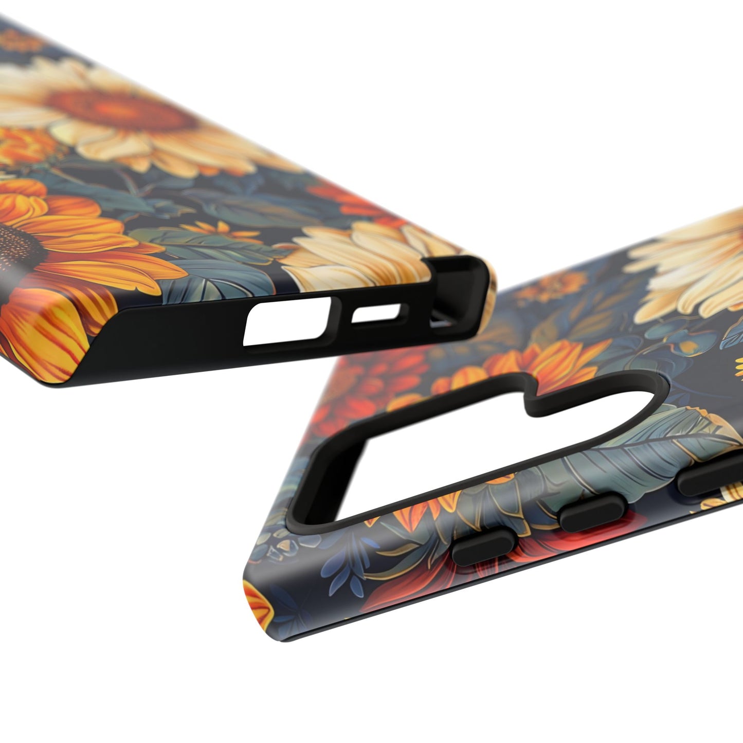 Floral Tough Phone Case | Sunflower Design, iPhone Cover, Protective Case, Gifts for Her, Floral Phone Accessory