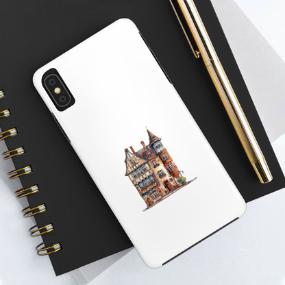 Artistic Tough Phone Cases with Vintage Architecture Design