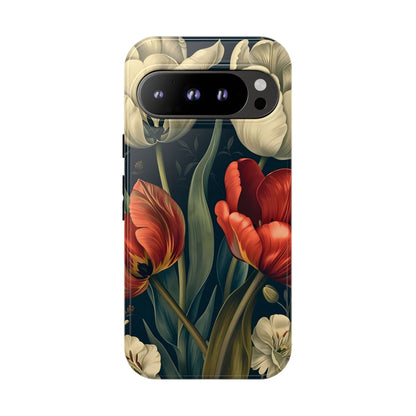 White Flower Tough Cases