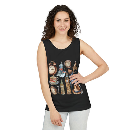 Unisex Garment-Dyed Tank Top - Historic and Iconic - England’s Finest Symbols
