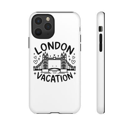 London Vacation Phone Case, Travel Accessories, Unique Gift, London Lover, Custom Phone Cover, Vacation Souvenir
