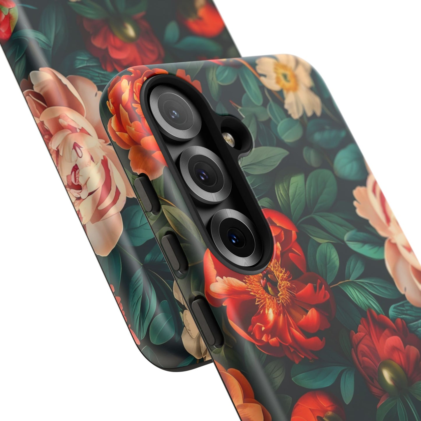 Floral Phone Case - Tough Cases, Vibrant Protection, Gift for Her, Cute Floral Design, Trendy Accessory, Perfect for Spring
