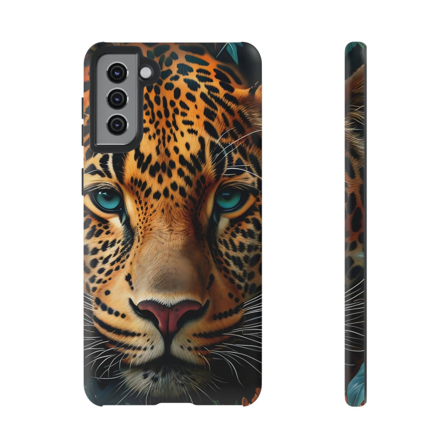 Leopard Print Phone Case, Tough Cases for Animal Lovers, Unique Phone Cover Gift, Stylish Tech Accessory, Wild Animal Art