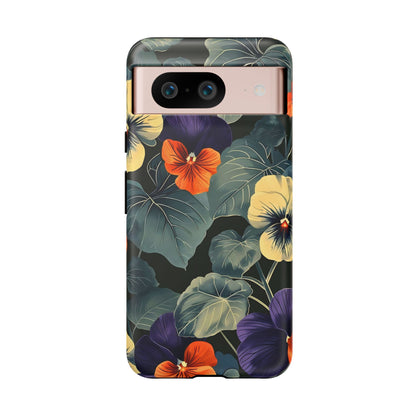 Tough Cases Floral iPhone Case, Tough Phone Cover, Stylish Floral Design, Gift for Her, Summer Vibe, Durable Protective Case