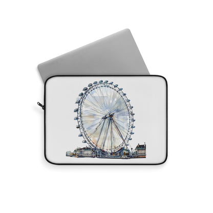 London Eye Laptop Sleeve - Stylish Tech Case, Gift for Travelers, Modern Computer Protection, Unique Design for Students & Professionals