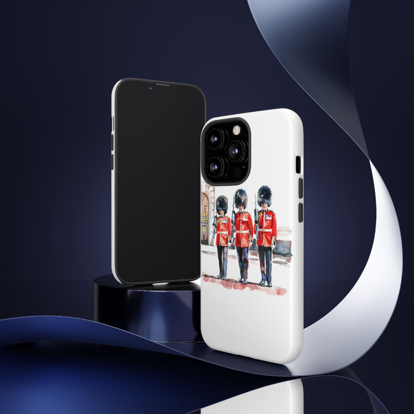 Phone Case with Royal Guard Design, Unique Cell Cover, London Souvenir, Tough Phone Case, Gift for Travelers, Stylish Street Photography