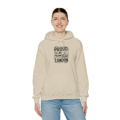 Unisex Heavy Blend™ Hooded Sweatshirt - Proud to be from London