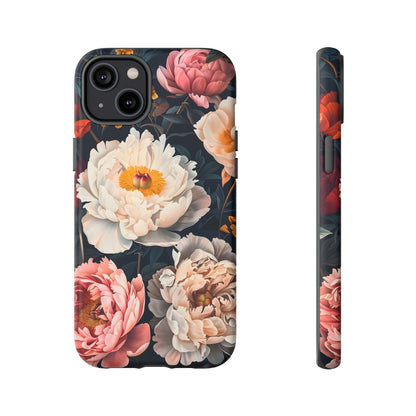 Floral Phone Case, Tough Phone Cover, Flower Design, Unique Gift for Her, Trendy Accessory, Spring Decor