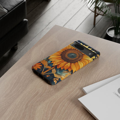 Sunflower Phone Case - Floral Design for Nature Lovers, Cute Spring Accessory, Gift for Her, Eco-Friendly Cover