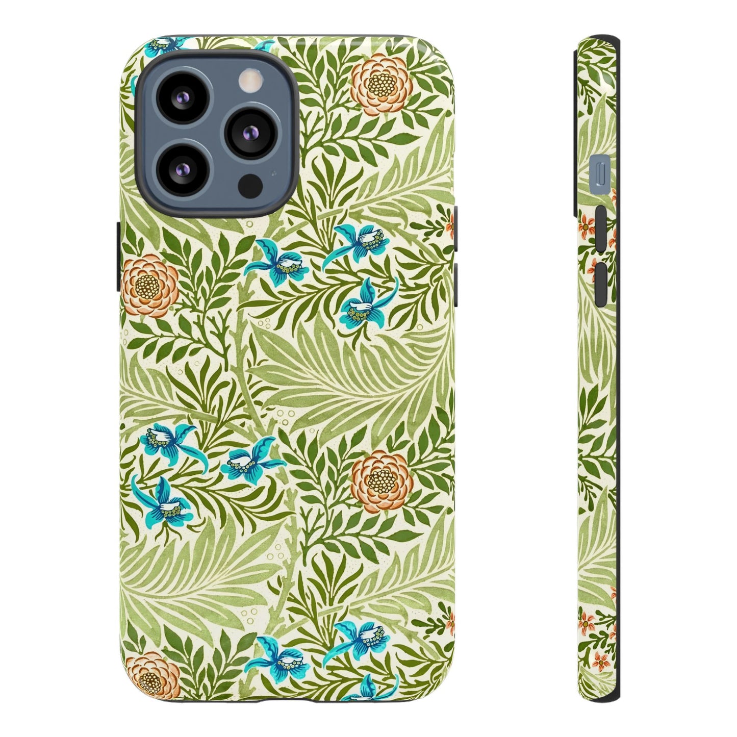 Tough Cases Phone Case, Botanical Print Phone Cover, Floral Smartphone Accessory, Nature-Inspired Tech Gear, Gift for Plant Lovers