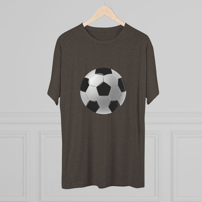 Dynamic Football Design - Sports Passion and Energy Unisex Tri-Blend Crew Tee