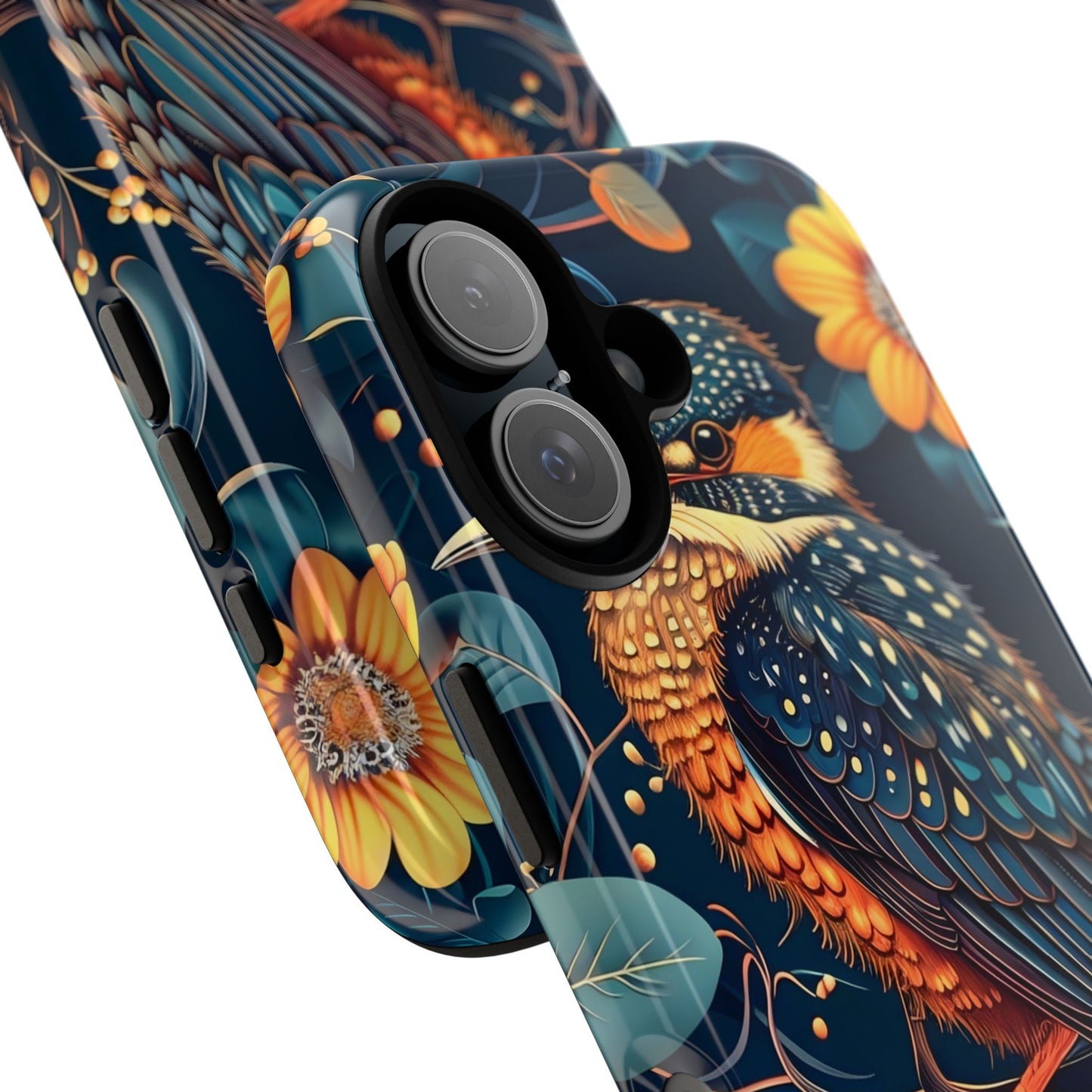 Nature-Inspired Phone Case | Artistic Bird Design | Tough Cases for Nature Lovers, Unique Gift, Eco-Friendly, Wildlife Decor